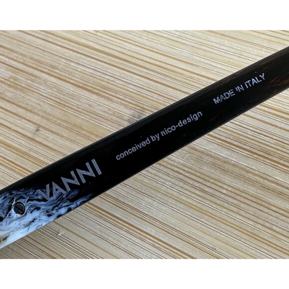 VANNI Mod V8340 C366 Women's Eyeglasses 52-19-135 Matte Brown/Horn Made in Italy - Picture 8 of 9